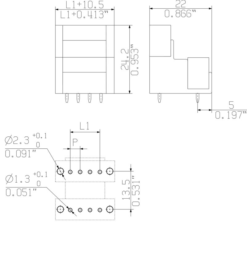 接插件SLD 3.50 V/24/180F 3.2 SN OR BX
