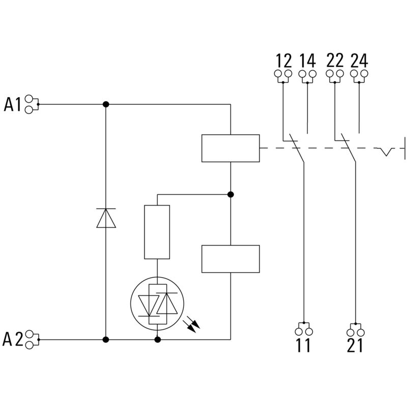 DRIKITP 24VDC 2CO LD/PB