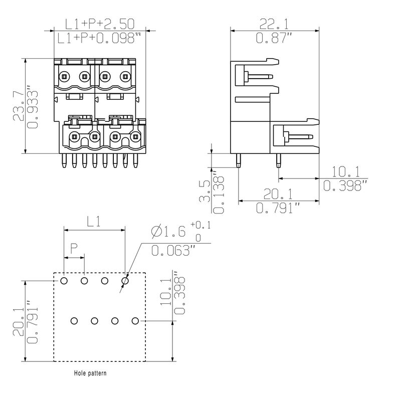 CHDV 5.00/08/90 3.5SN GN BX