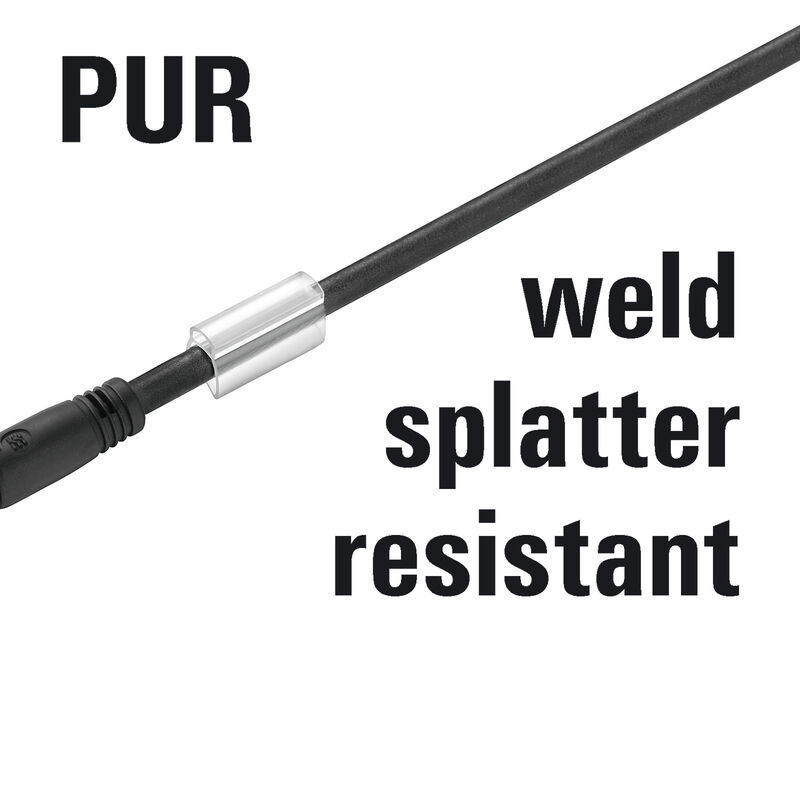 Resistant to welding sparks, black (T)