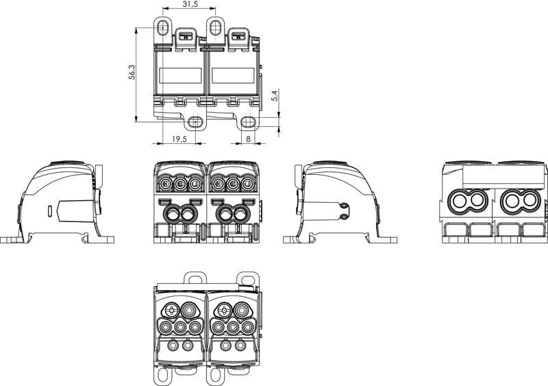 WPD 204 2X25/4X16+6X10 2XGY