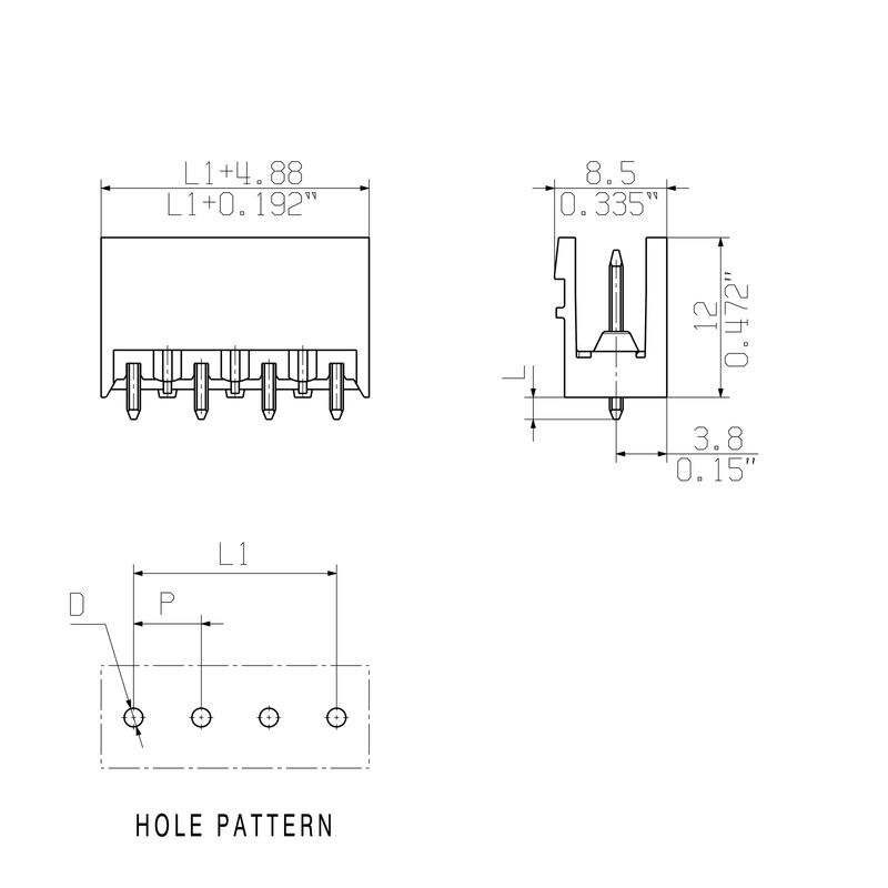 SL 5.08HC/22/180 3.2SN OR BX