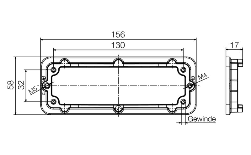 HDC IP65 24B FRAME M4