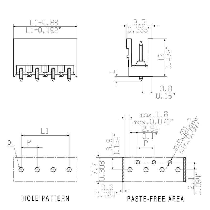 SL-SMT 5.08HC/11/180 3.2SN BK BX
