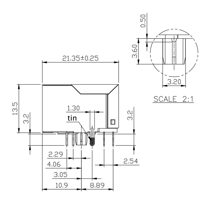 RJ45G1 R12D 3.2N4YG/YG RL