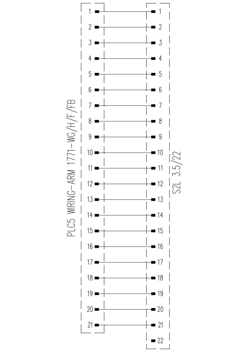 SP-RS PLC5 1771-WG 21CH, GOLD, WM*