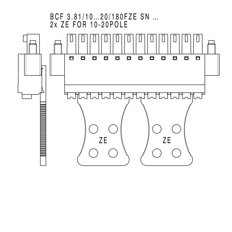 BCF 3.81/06/180FZE SN OR BX