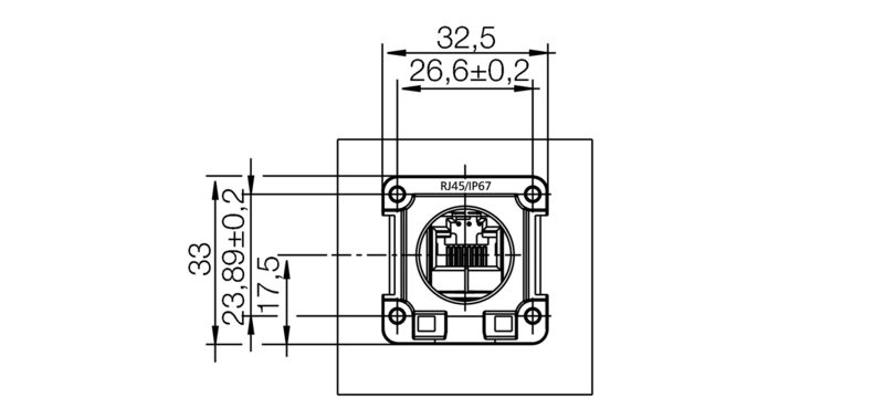 IE-XM-RJ45/IDC-IP67