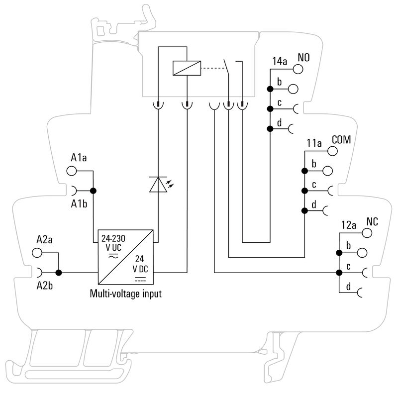 TRS 24-230VUC 1NO HCP ED2