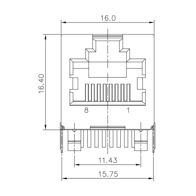 RJ45C6 T1U 2.7N4N TY