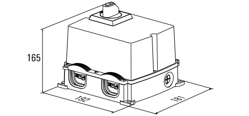 FP BOX ON/OFF16A FUSE R