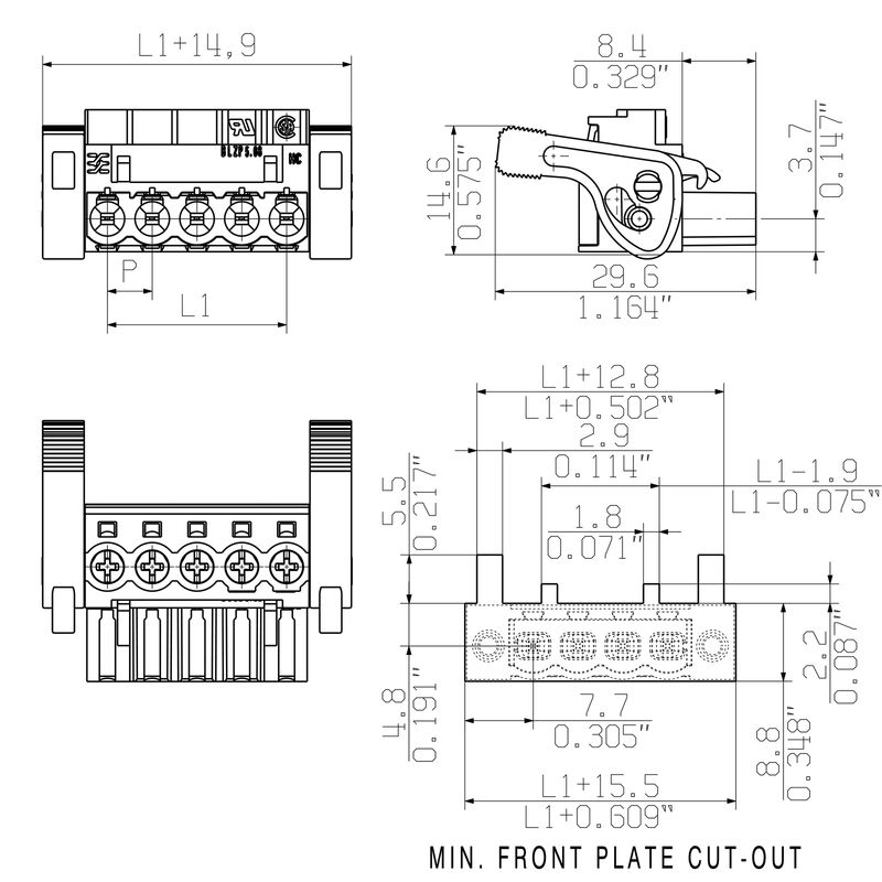 BLZP 5.08HC/05/180LR SN OR BX