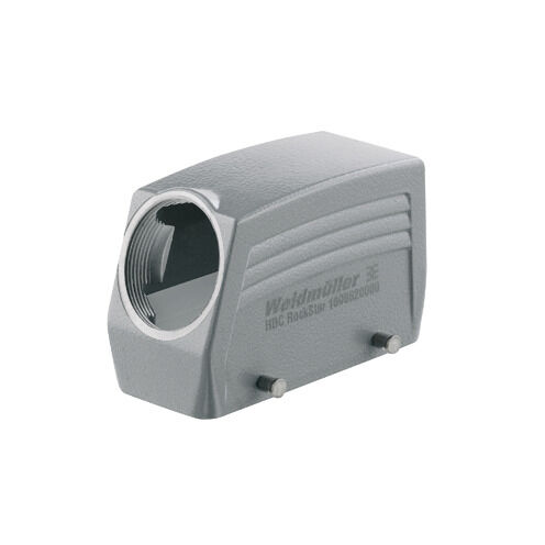 Housing (industry plug-in connectors), Cable entry from side, Plug housing, Side-locking clamp on lo