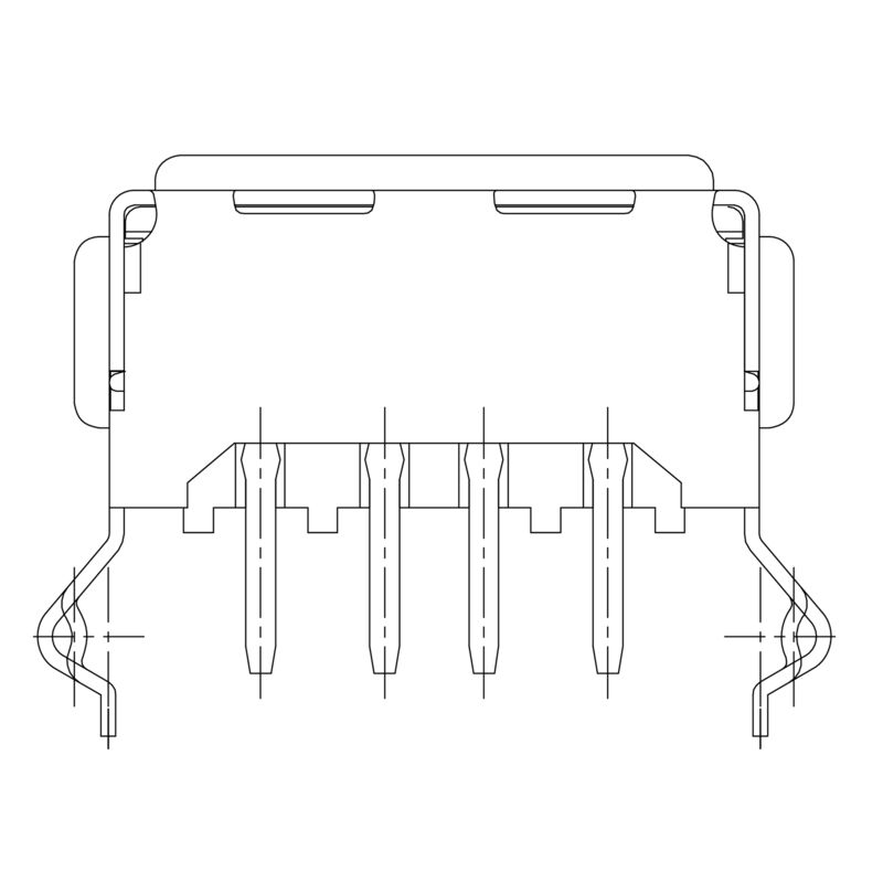 USB2.0A T1H 2.5N4 TY BK