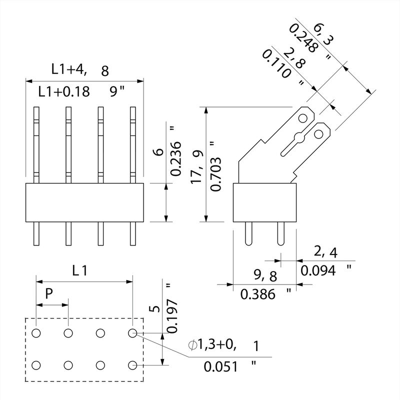 PCF 5.00/09/135 3.5SN OR BX