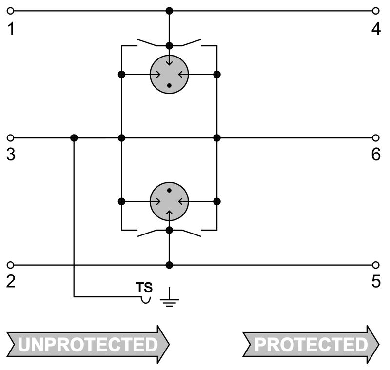 VSSC6 GDT 24VAC/DC 10KA