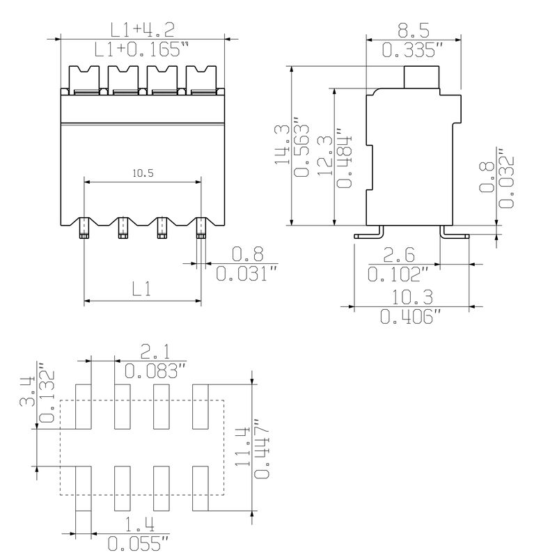 LSF-SMD 3.50/09/180 SN BK RL