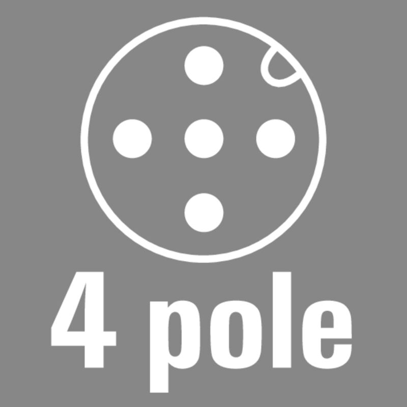 4-pole, A-coded
