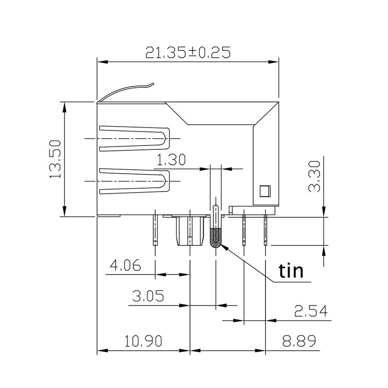 RJ45G1 R1D 3.3E4G/Y TY