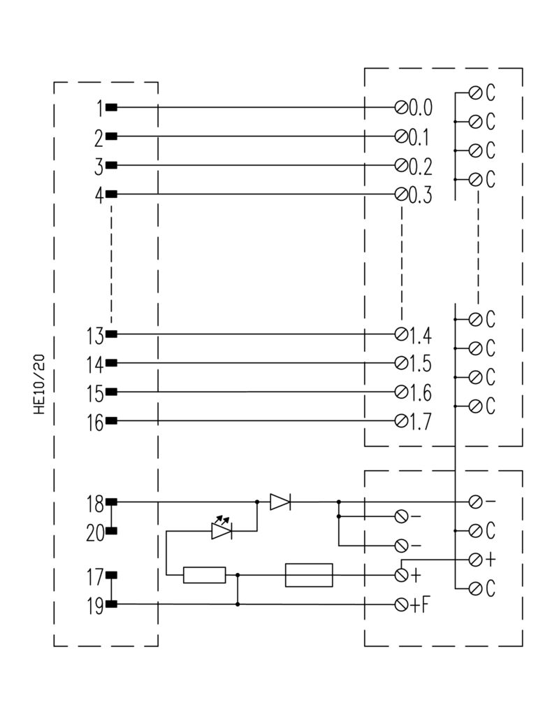 接口板RS 16IO 2W H Z