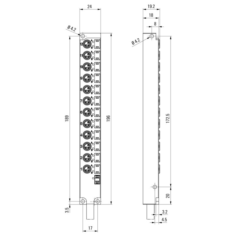 SAI-12L-VPFC-3A-M08L-PNP-05U05