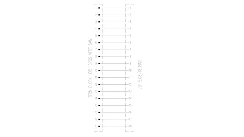 MBGE ADPT MOD8 IPC 1X18 POLE