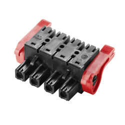 Conectores hembra con conexión directa PUSH IN