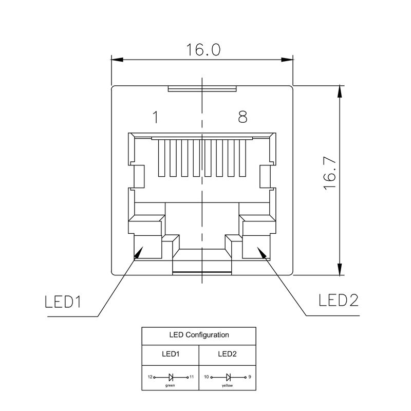 RJ45C5 T1V 3.2N4G/Y TY