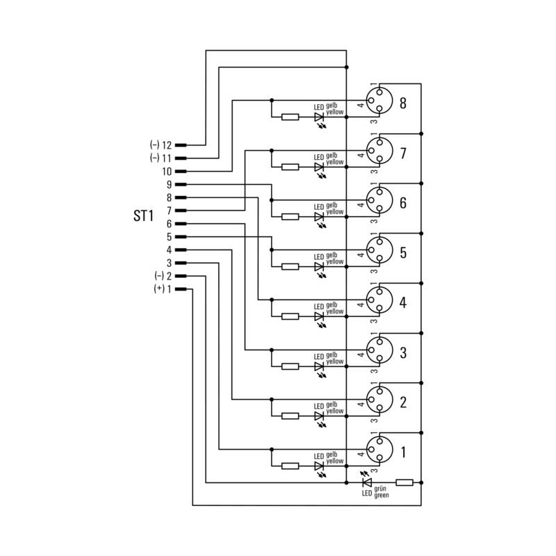 SAI-08L-VP12-3A-M08L-PNP