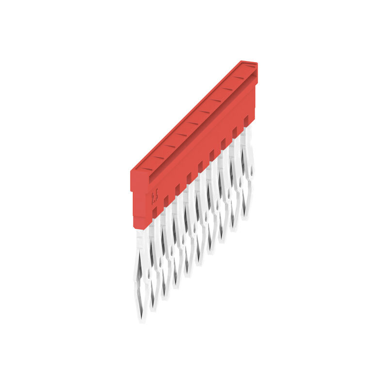 Cross-connector (terminal), Plugged, Number of poles: 10, Pitch in mm: 5.10, Insulated: Ye