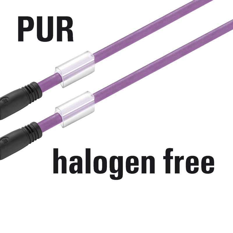 PUR libre de halógenos, magenta (D)