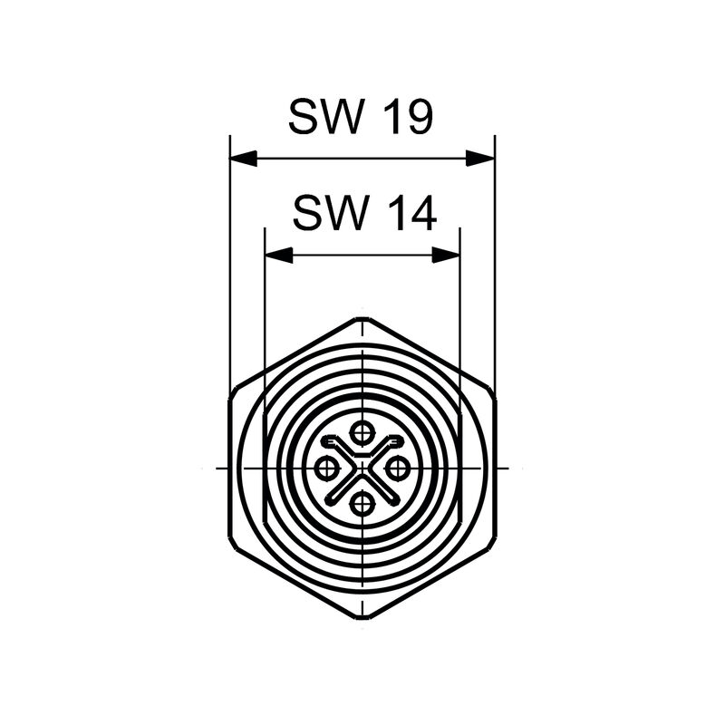 SAI-WDF-M12-4P-S-COD-M16