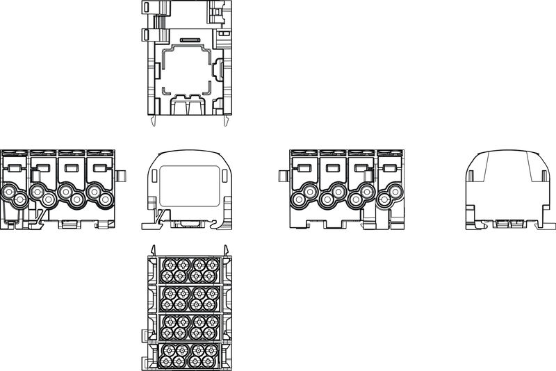 WPD 401 2X25/2X16 3XGY/1XBL