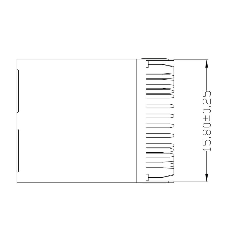RJ45M R1V 3.3N4Y/G TY