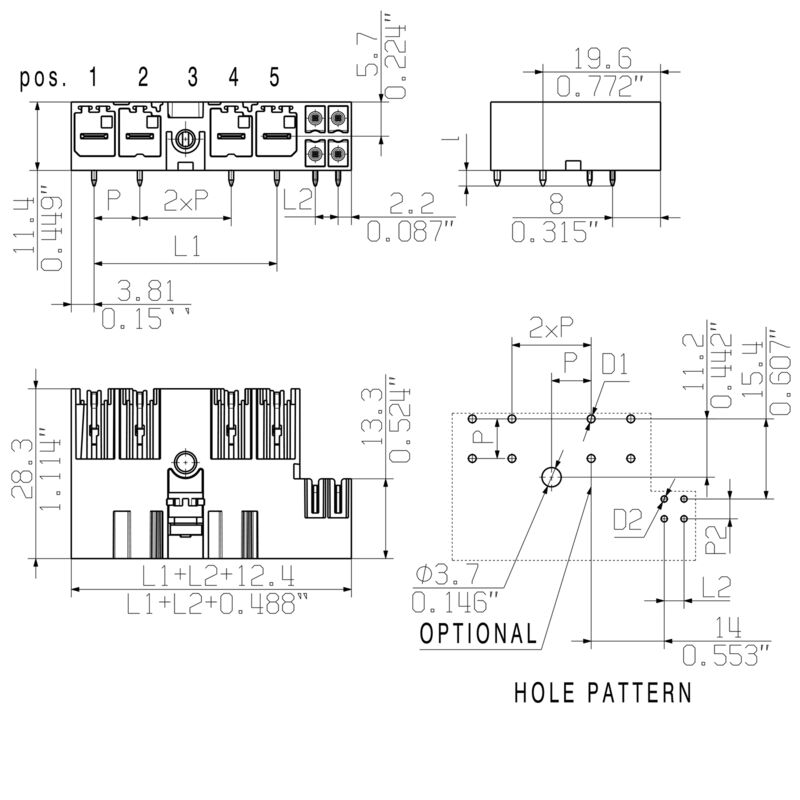 SV-SMT 7.62HP/05/90MSF3 SC/4 2.6SN BX