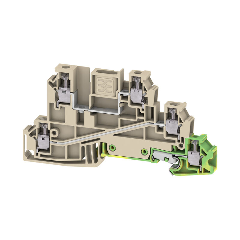 Multi-tier modular terminal, Screw connection, 2.5 mm&sup2;, 400 V, 24 A, Number of levels
