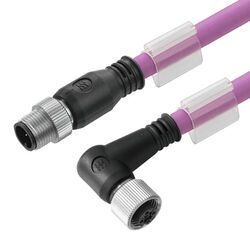 Male, straight on socket, angled