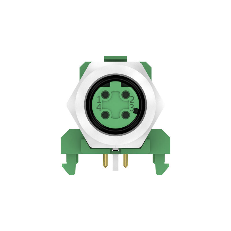 M12焊板插座SAIEW-M12BD-4-FTL