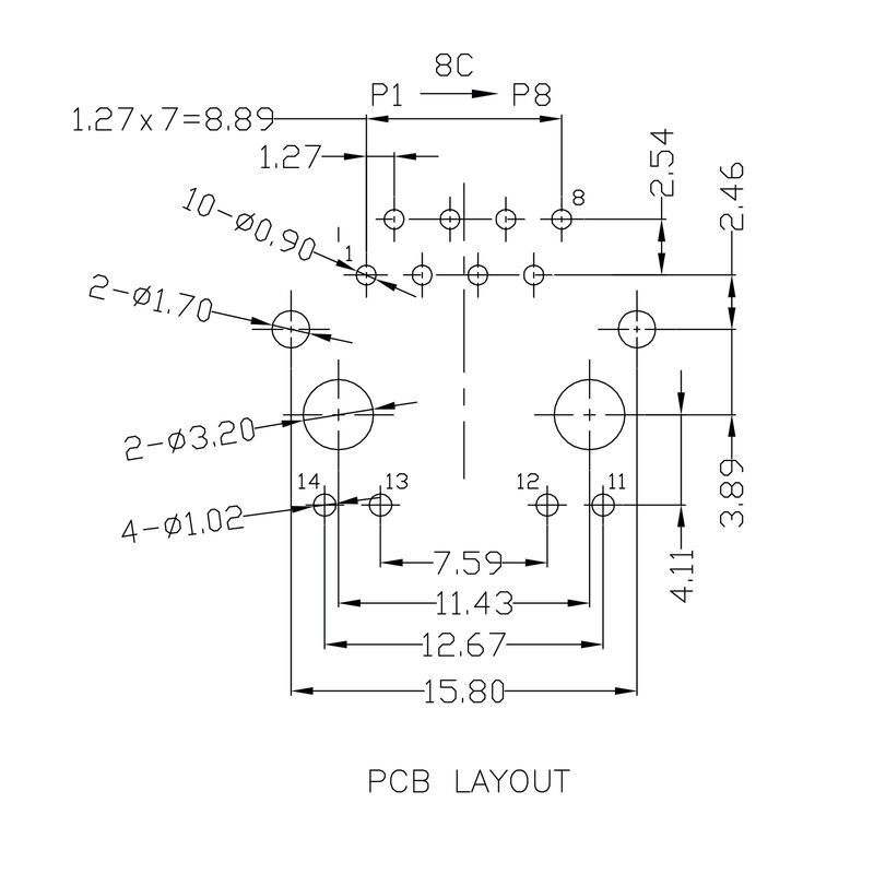 RJ45M R1V 3.3N4Y/G TY