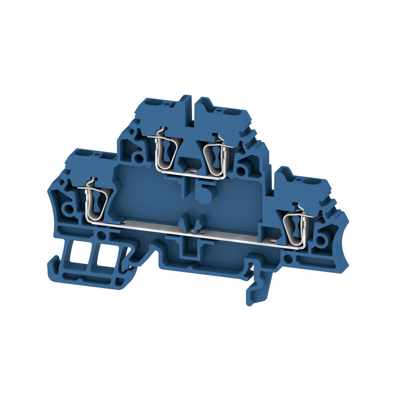 Multi-tier modular terminal, Tension-clamp connection, 2.5 mm&sup2;, 500 V, 20 A, Number o