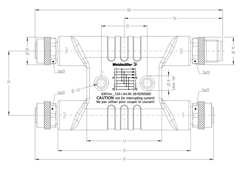 接插件 SAI-H4-M12-S