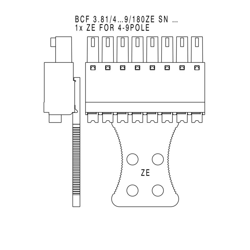 BCF 3.81/08/180ZE SN OR BX