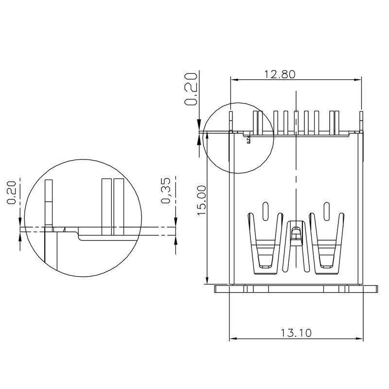 USB3.0A R1V 2.0N3 RL BL