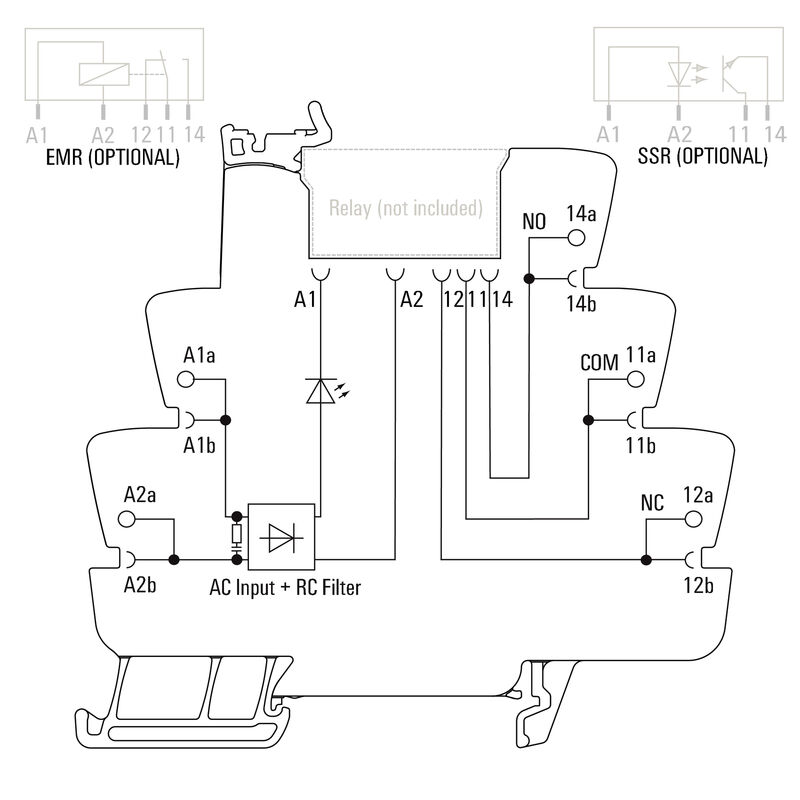 TRZ 120VAC RC 1CO EMPTY