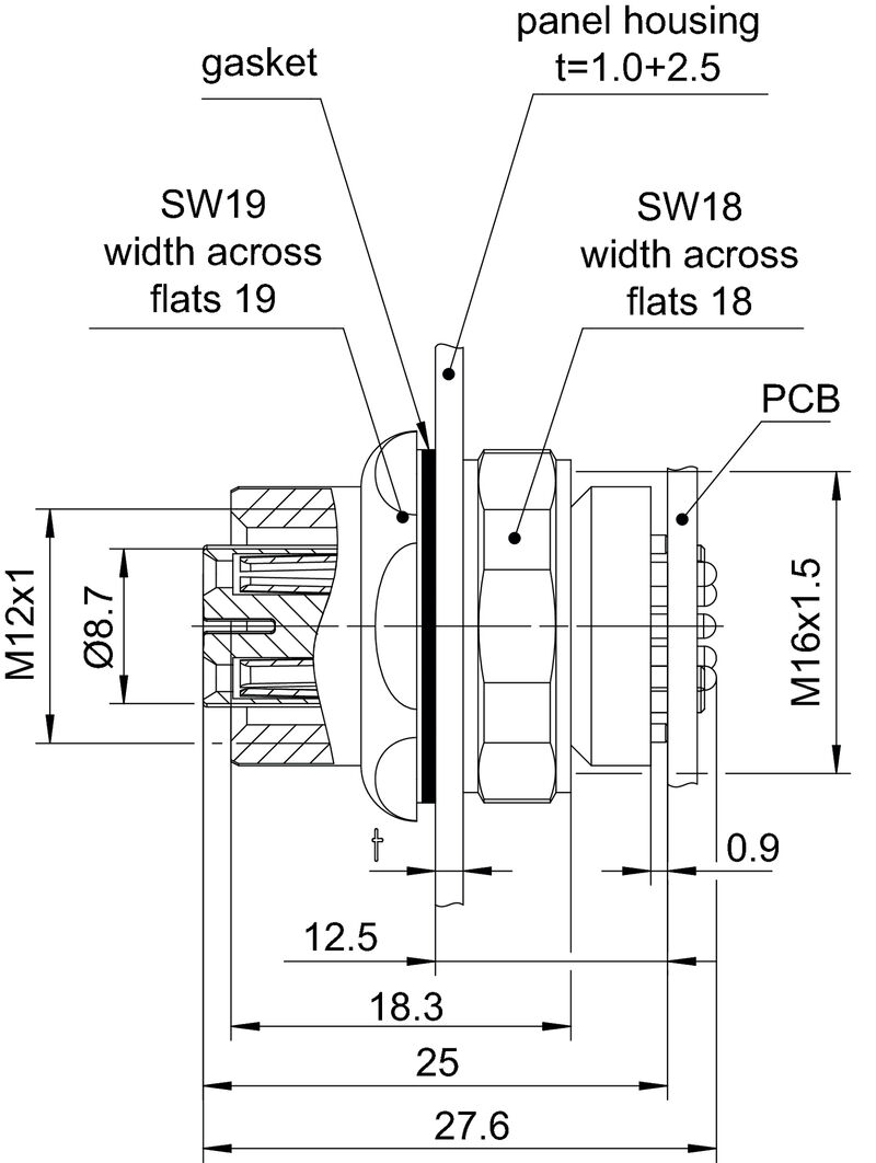 SAIE-M12BL-5S-F12TL-M16