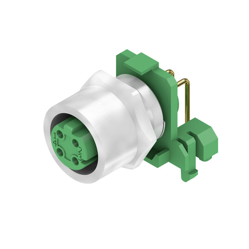 M12焊板插座SAIEW-M12BD-4-FTL