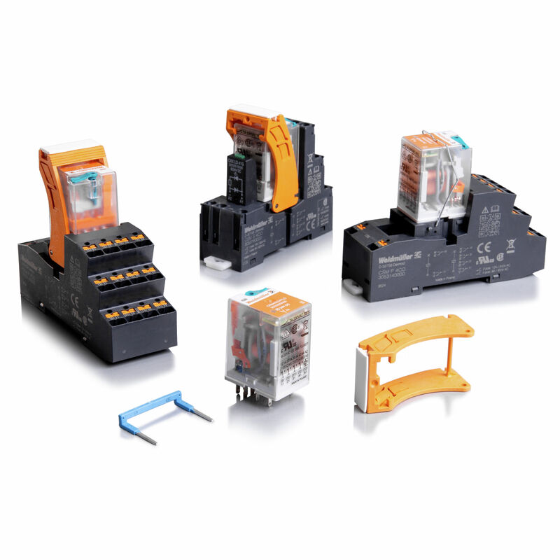 Módulos de relé industriales en miniatura CRM (a partir de 27 mm de ancho)
