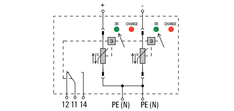 VPU II 2 R PV 1000V DC