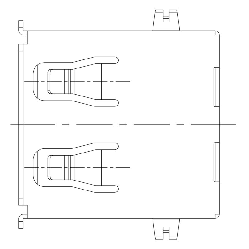 USB2.0A T1H 2.5N4 TY BK
