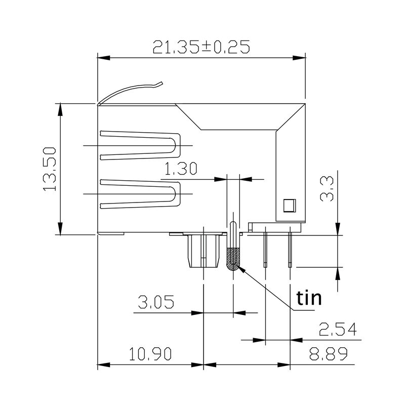 RJ45G1 T1D 3.3E4N TY